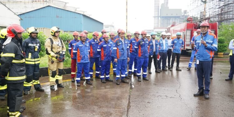 ArcelorMittal Nippon Steel India Conducts Life-Saving Mock Drill at Hazira Steel Plant