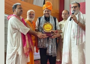 Ghanshyam Gupta Zaveri Honored with the title of Raj Rishi