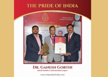 Renowned Robotic Surgeon Dr Ganesh Gorthi bestowed with The Pride of India Award