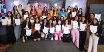 IPS Academy, Indore’s Institute of Fashion Technology Shines at World Designing Forum’s National Handloom Day Fashion Show