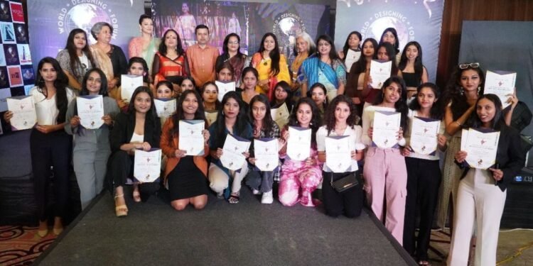 IPS Academy, Indore’s Institute of Fashion Technology Shines at World Designing Forum’s National Handloom Day Fashion Show