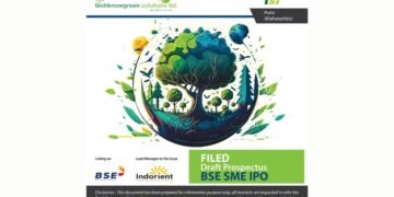 Techknowgreen Solutions Limited (TSL) announces filing of the Draft Prospectus with SME platform of BSE for its Initial Public Offering
