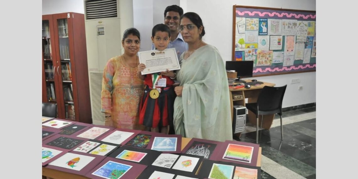 AM/NS International School student Meera Vasan in India Book of Records