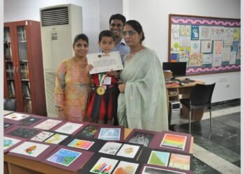 AM/NS International School student Meera Vasan in India Book of Records