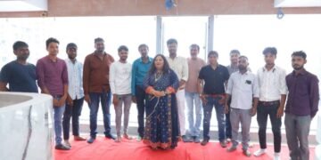 Labour who built the hospital were made VIPs to Inaugurate the Prish Multi Specialty Hospital, Surat