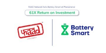 FAAD Network Exits Battery Smart at Phenomenal 61x Return on Investment