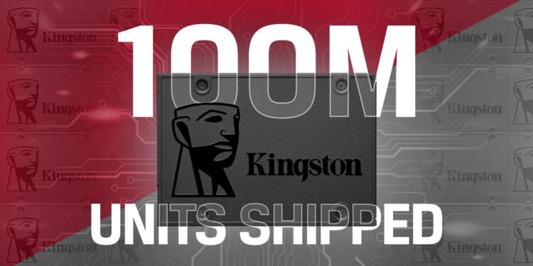 Kingston Marks Major Milestone with 100 Million A400 SATA SSDs Shipped Globally